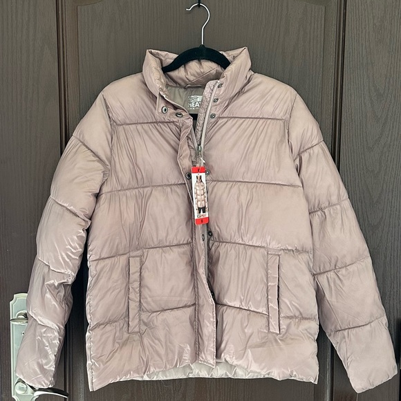 32 Degrees Jackets & Blazers - 32 Heat Degrees Women's Lotus Pink Puffer Coat Jacket